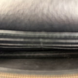 Gucci GG Crystal Embellished Black Leather Wallet on Chain Bag