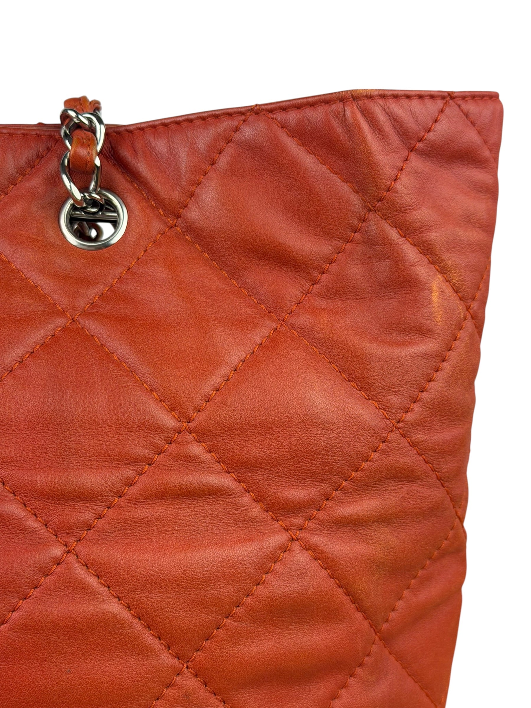 Chanel Quilted Lambskin In The Business North/South Tote 2010
