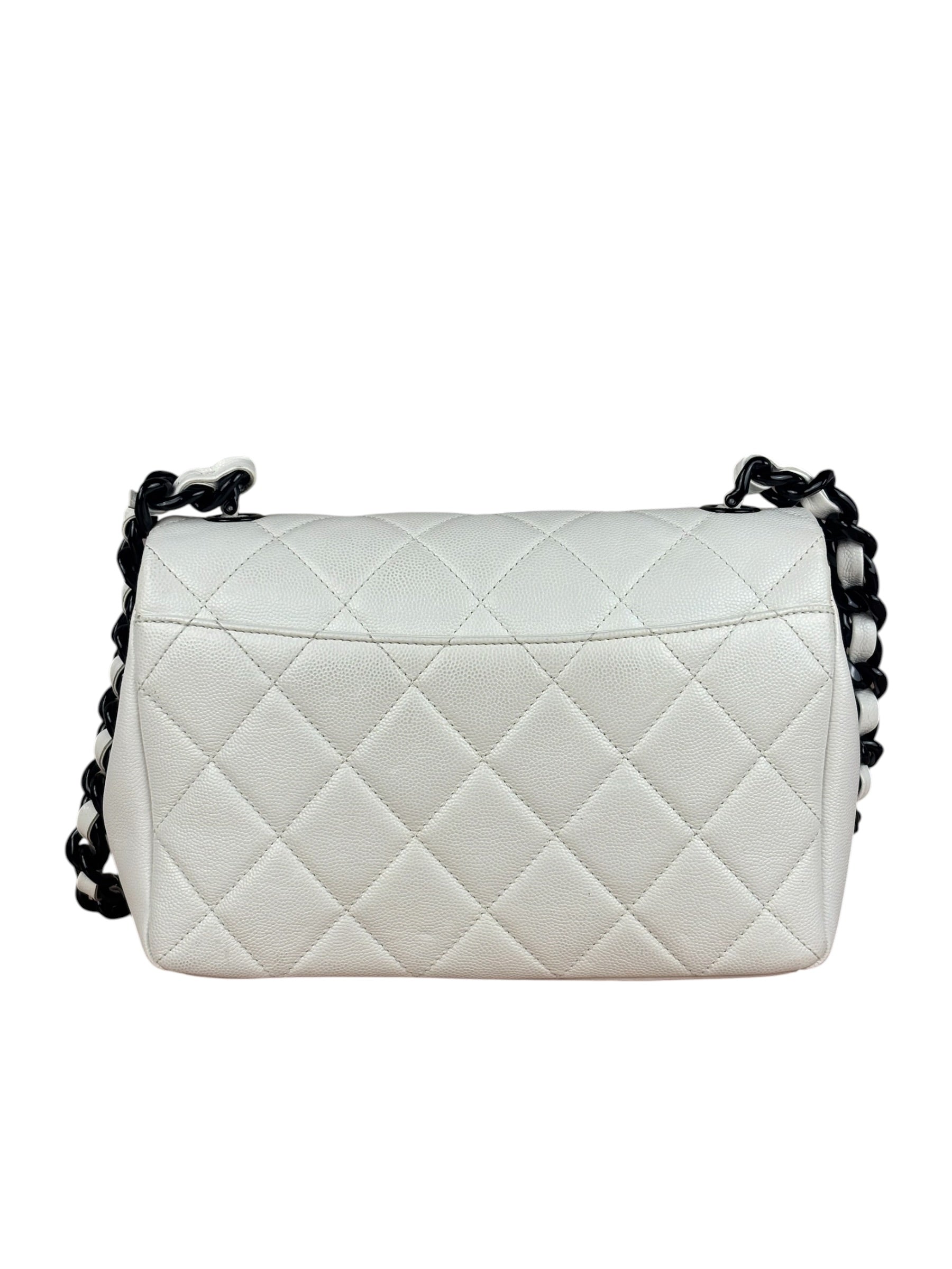 Chanel White Leather My Everything Flap Shoulder Bag 2020