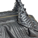 Fendi Vintage Black Leather Spy Hobo Bag