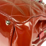 Chanel Red Patent Leather Chain Shoulder Bag 2012