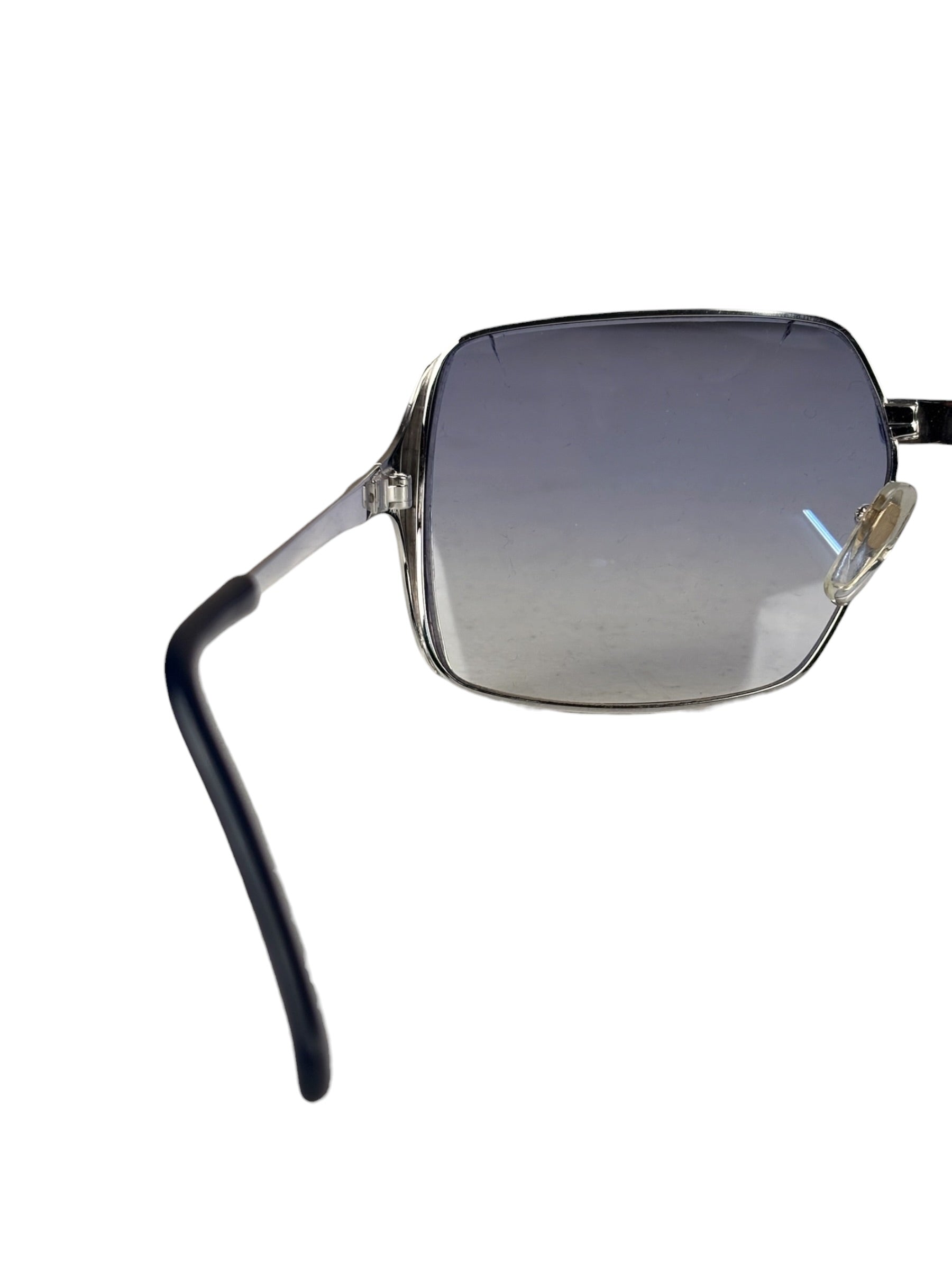 YSL Silver Square Frame Sunglasses