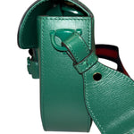 Gucci Green Leather Horsebit Shoulder Bag