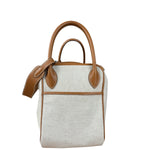 Hermes Toile Swift Canvas/Leather Lindy 30 Beige/Brown 2007