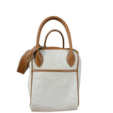 Hermes Toile Swift Canvas/Leather Lindy 30 Beige/Brown 2007