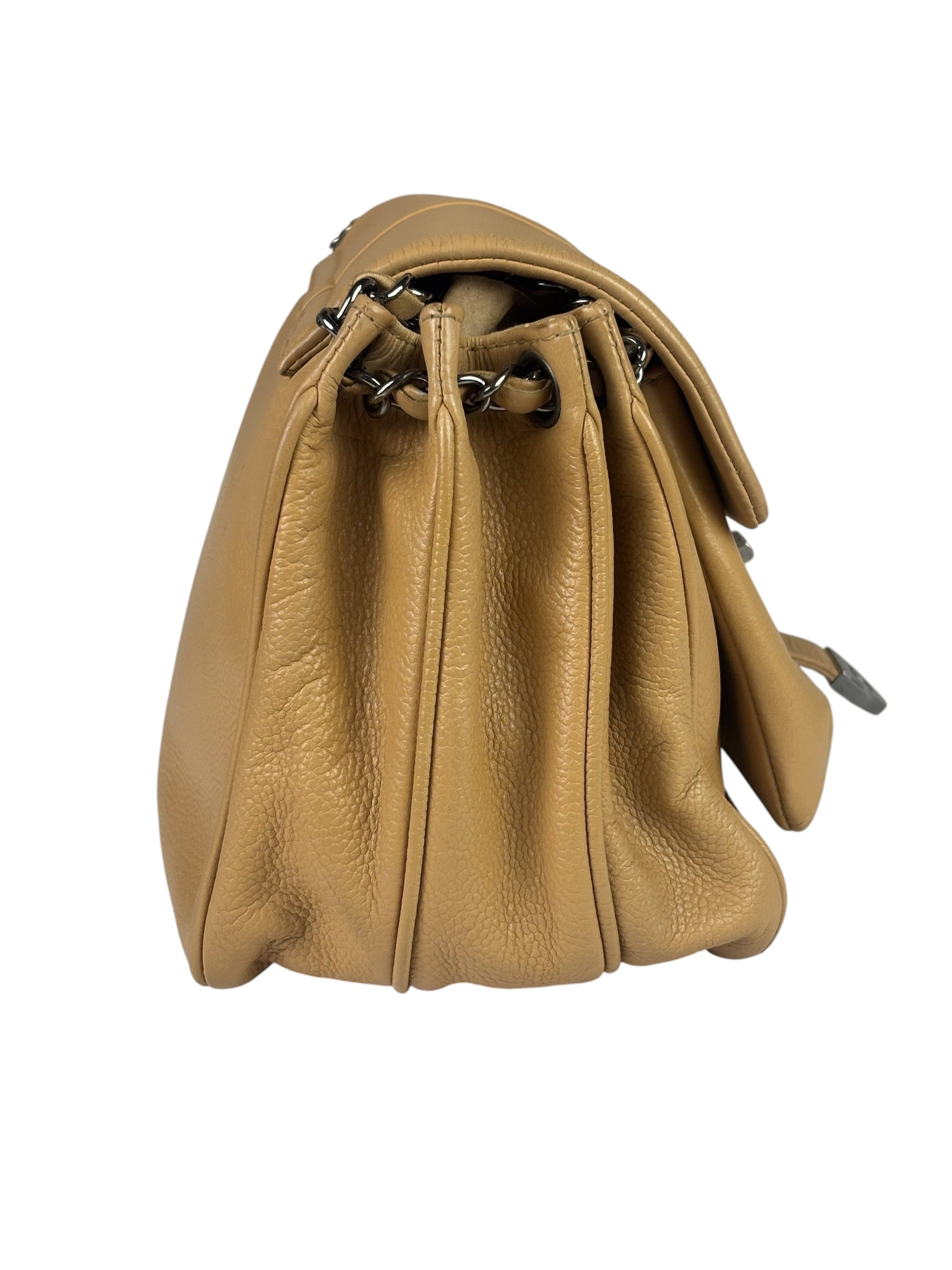 Chanel Beige Leather Reissue Accordion Shoulder Bag 2003