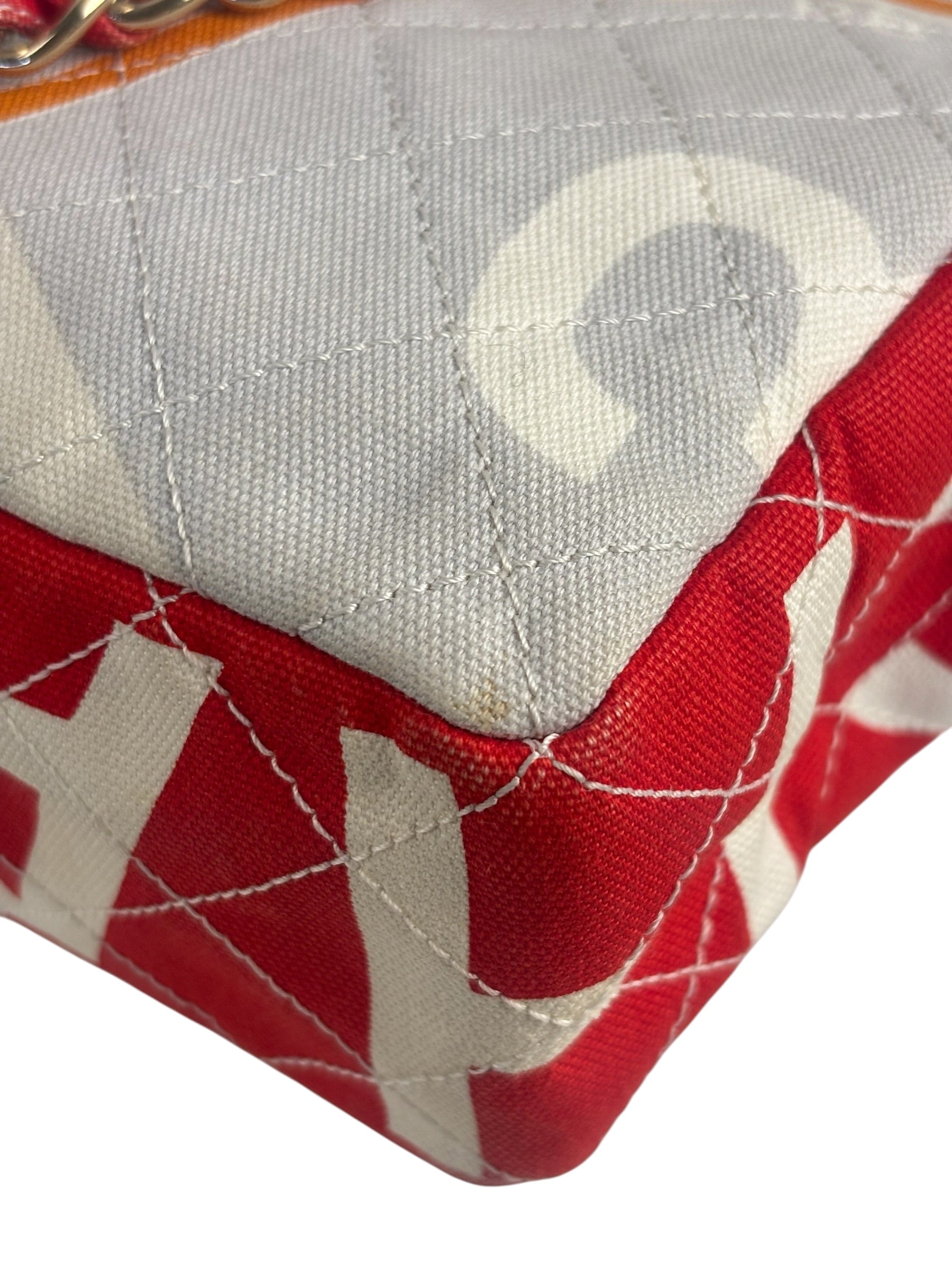 Chanel Map of Paris Quilted Print CC Chain Handbag 2005