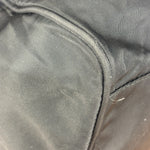 Prada Vintage Black Nylon Bowler Bag