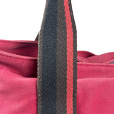 Hermes Bicolor Cotton/Leather Troca Horizontal Tote Bag