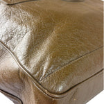 Balenciaga Brown Motocross Classic Travel Bag