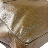 Balenciaga Brown Motocross Classic Travel Bag
