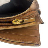 Bottega Veneta Vintage Brown Leather Woven Intrecciato Wallet
