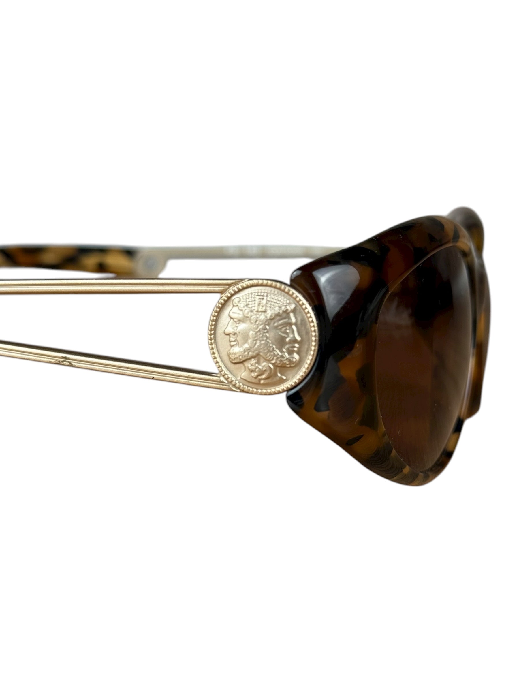 Fendi Tortoise & Gold Sunglasses