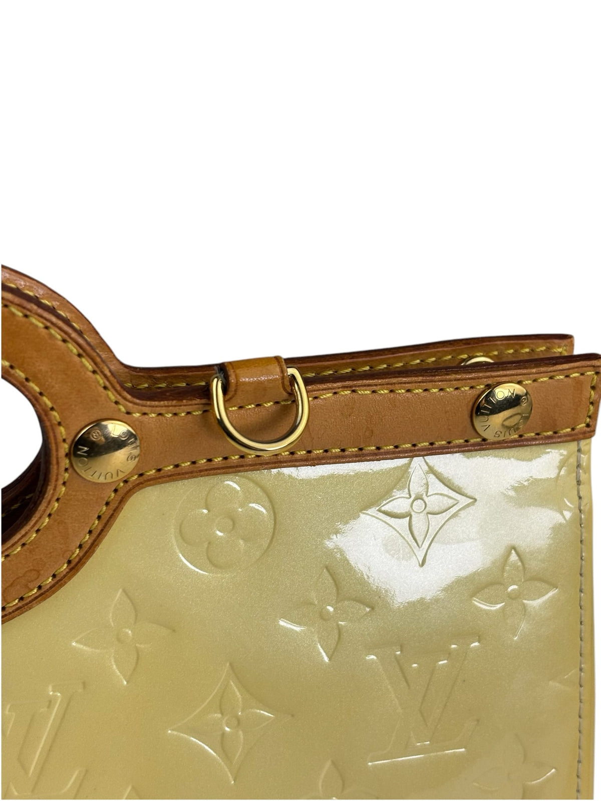 Louis Vuitton Yellow Vernis Roxbury Drive Two-Way Bag