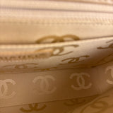 Chanel Gold Patent East West Stitch Flap Bag 2002