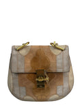 Chloe Patchwork Drew Suede Shoulder Bag