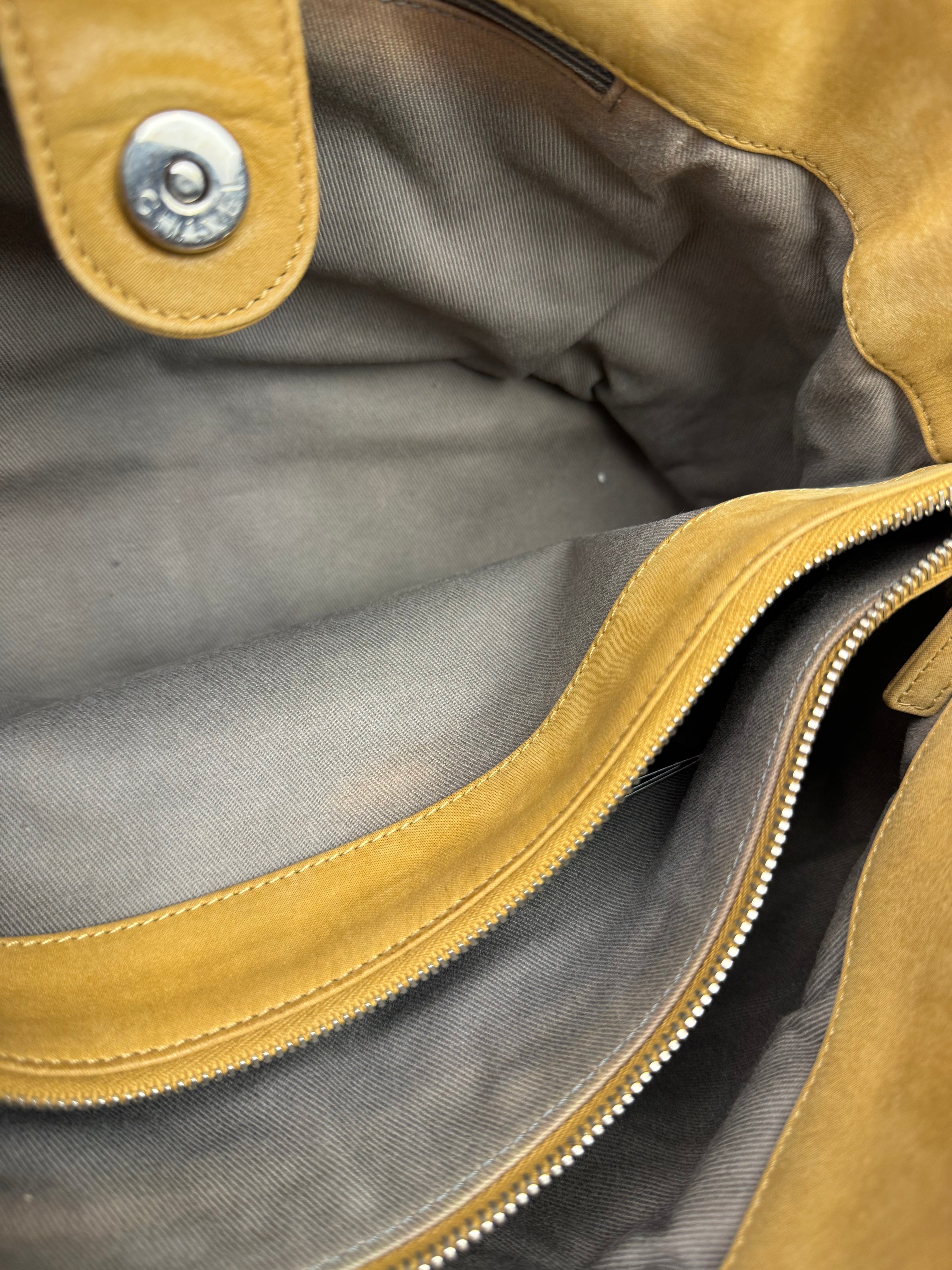 Chanel Beige Iridescent Quilted Leather 2Way Sea Hit Tote 2012