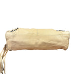 Balenciaga Cream Leather Le City Bag