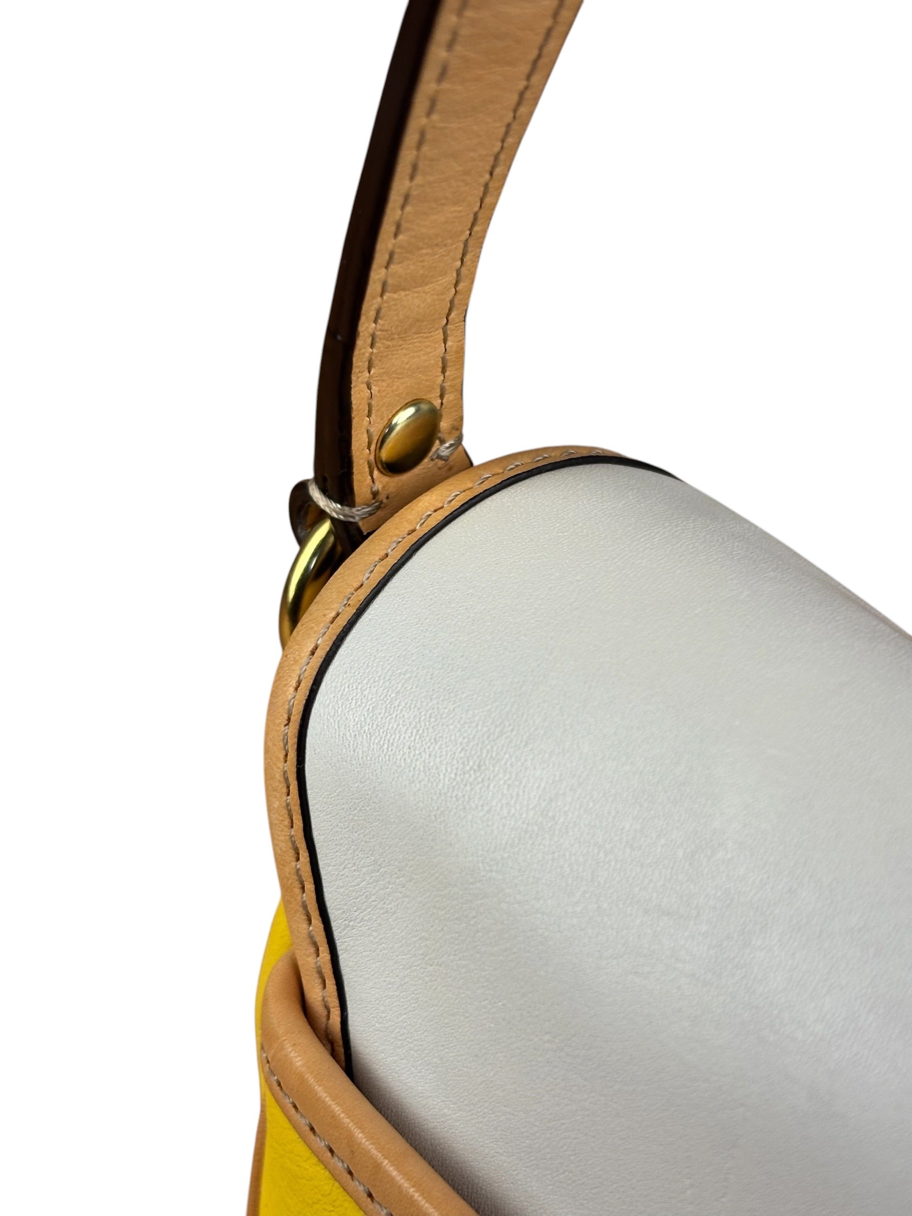 Coach Park Tricolor Leather Flap Crossbody Bag