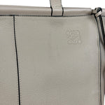 Loewe Beige Pebbled Leather Cushion Tote
