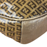 Fendi Vintage FF Brown PVC Handbag
