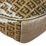 Fendi Vintage FF Brown PVC Handbag