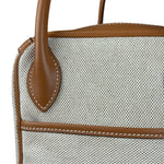 Hermes Toile Swift Canvas/Leather Lindy 30 Beige/Brown 2007