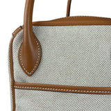 Hermes Toile Swift Canvas/Leather Lindy 30 Beige/Brown 2007