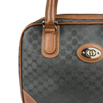 Gucci Vintage Micro GG Black/Brown Supreme Satchel Hand Bag