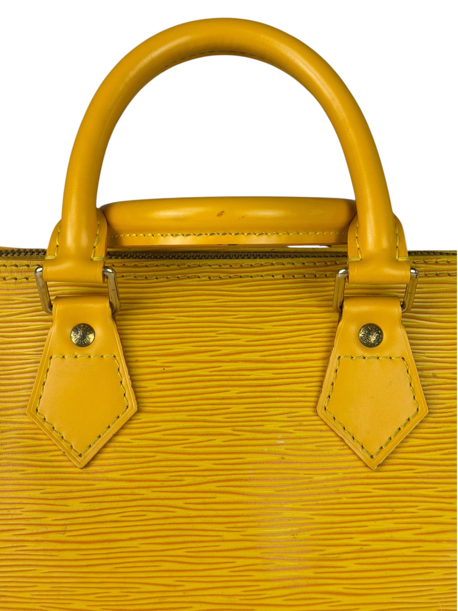 Louis Vuitton Yellow Epi Leather Speedy 25