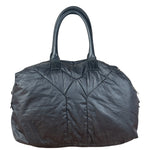 YSL Vintage Black Nylon Top Handle Bag