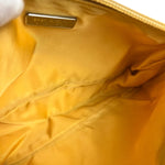 Prada Vintage Nylon Yellow Pochette