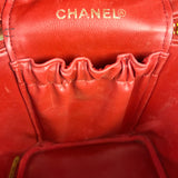 Chanel Red Caviar Vanity Cosmetic Case