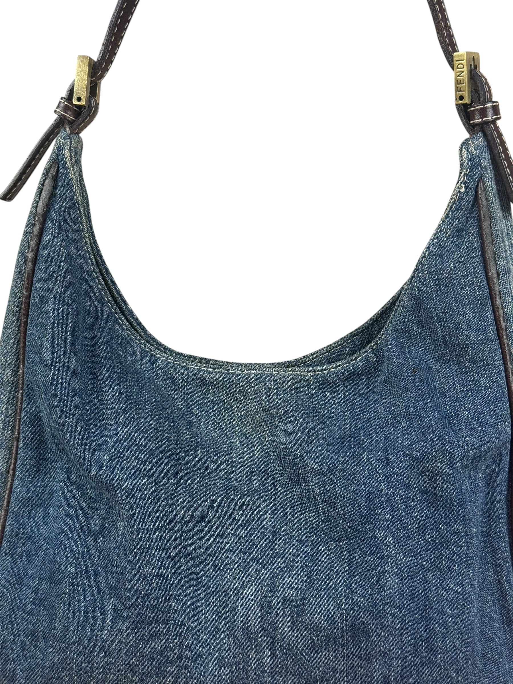 Fendi Denim Shoulder Bag