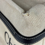 Chloe Grey/Black Leather Trim Tote