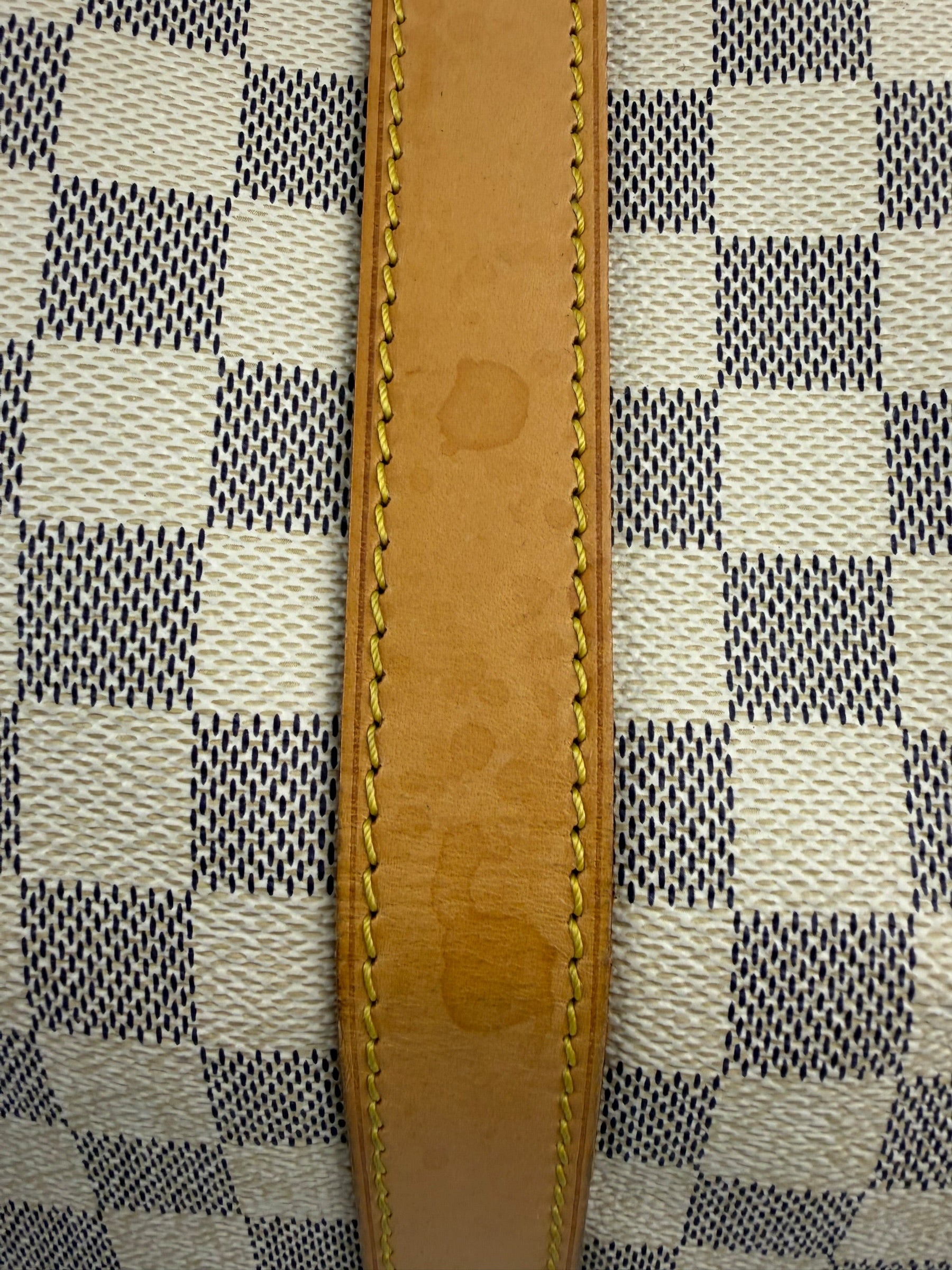 Louis Vuiiton Damier Azur Keepall Bandouliere Hand Bag 55