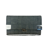 Chanel Denim Chocolate Bar Chain Flap Bag 2002