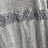 Prada Grey Long Sleeve High Neck Top