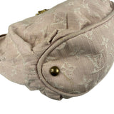 Louis Vuitton Vintage Rose Pink Monogram Denim Slightly Hobo Bag