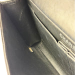 Chanel Black Patent Leather Chocolate Bar Flap Bag 2000