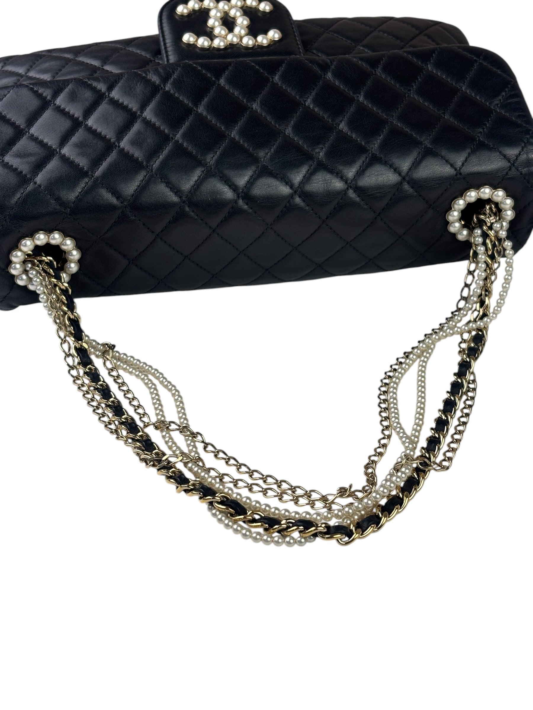 Chanel Black Quilted Lambskin Westminster Flap Bag 2012