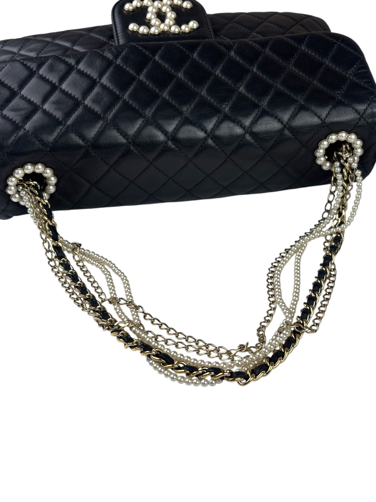 Chanel Black Quilted Lambskin Westminster Flap Bag 2012