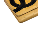 Chanel Beige/Black Cambon Bi-Fold Wallet