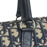 Christian Dior Vintage Blue Oblique Trotter Boston Bag