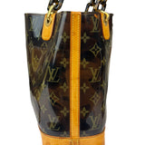 Louis Vuitton Black Vinyl/Leather Trim Cabas Ambre Tote PM