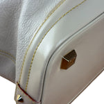 Louis Vuitton Cream Leather Suhali Lockit MM