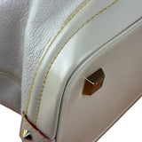 Louis Vuitton Cream Leather Suhali Lockit MM