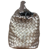 Bottega Veneta Metallic Intrecciato Ciambrino Shoulder Bag