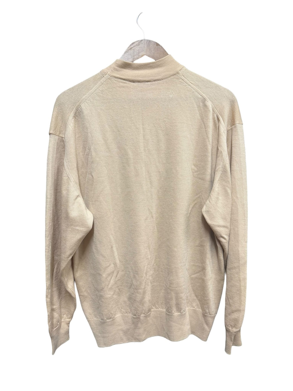MCM Cream Colored Mock Neck Sweater