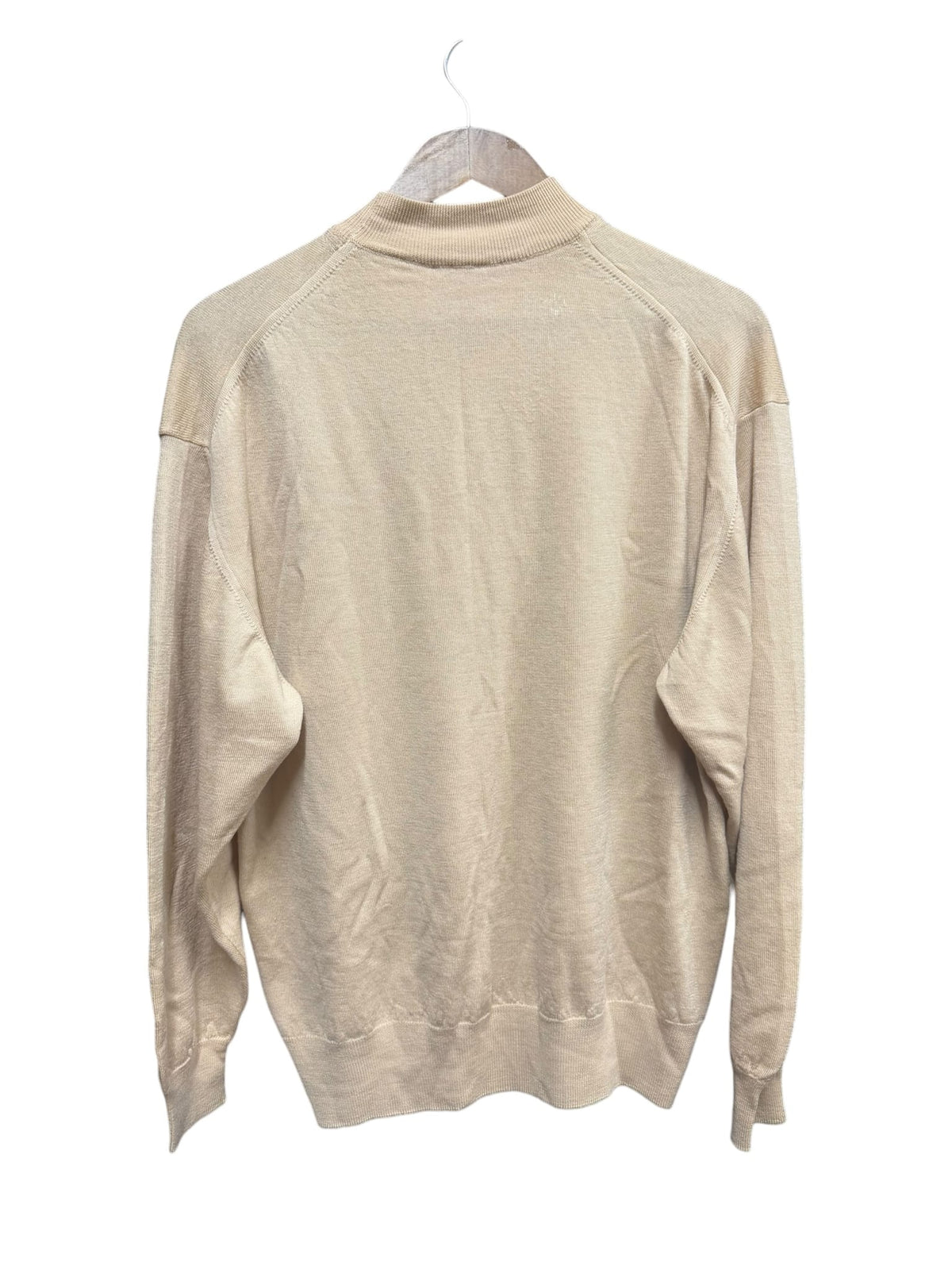 MCM Cream Colored Mock Neck Sweater